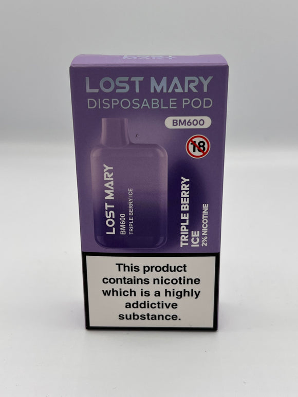 LOST MARY BM600 TRIPLE BERRY ICE