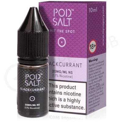 BLACKCURRANT NIC SALT E-LIQUID BY POD SALT