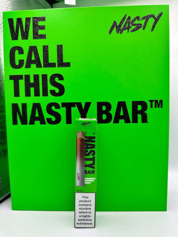 NASTY BAR STRAWBERRY RASP CHERRY