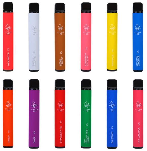 ELFBAR 600 20MG DISPOSABLE VAPES