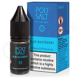 BLUE RASPBERRY NIC SALT E-LIQUID BY POD SALT