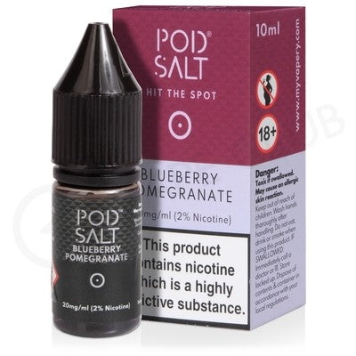 BLUEBERRY POMEGRANATE NIC SALT E-LIQUID BY POD SALT