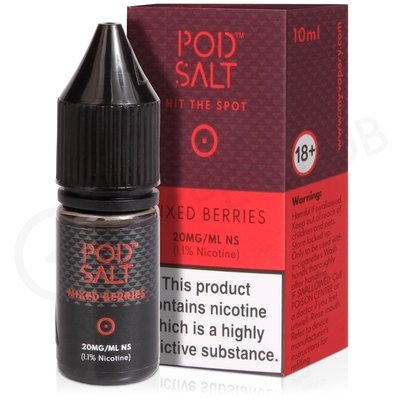 MIXED BERRIES NIC SALT E-LIQUID BY POD SALT