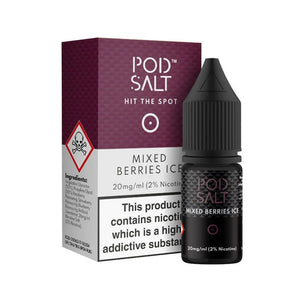 MIXED BERRIES NIC SALT E-LIQUID BY POD SALT