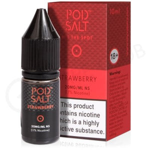 STRAWBERRY NIC SALT E-LIQUID BY POD SALT